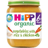 Hipp Vegetables with Rice & Chicken 125g