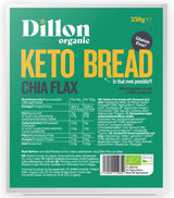 Dillon Organic Chia Flax Keto Bread 275g - Pack of 6