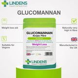 Lindens Glucomannan (Konjac Fibre) 500mg - 90 Capsules - image 3