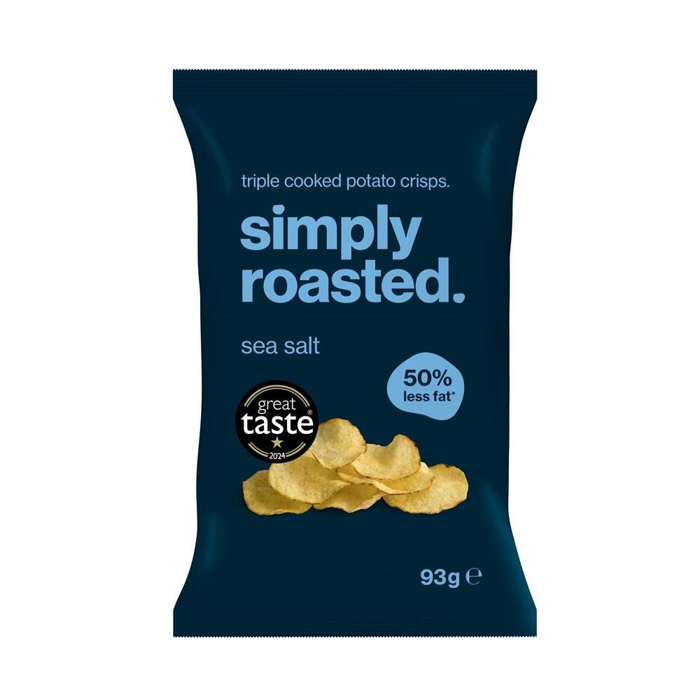 Simply Roasted Sea Salt Crisps 93g - 12 Pack