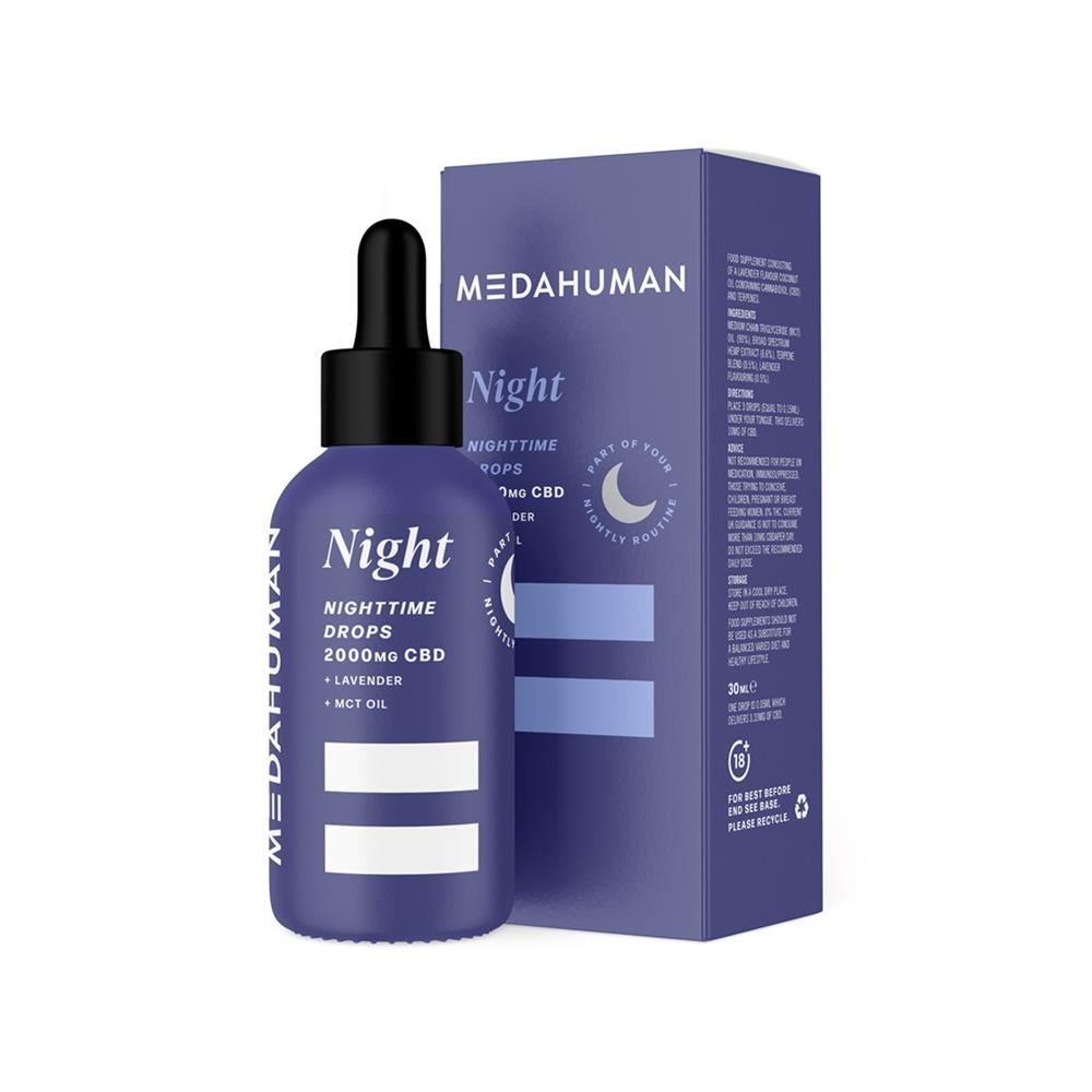 Medahuman 2000mg NIGHT lavender CBD oil 30ml