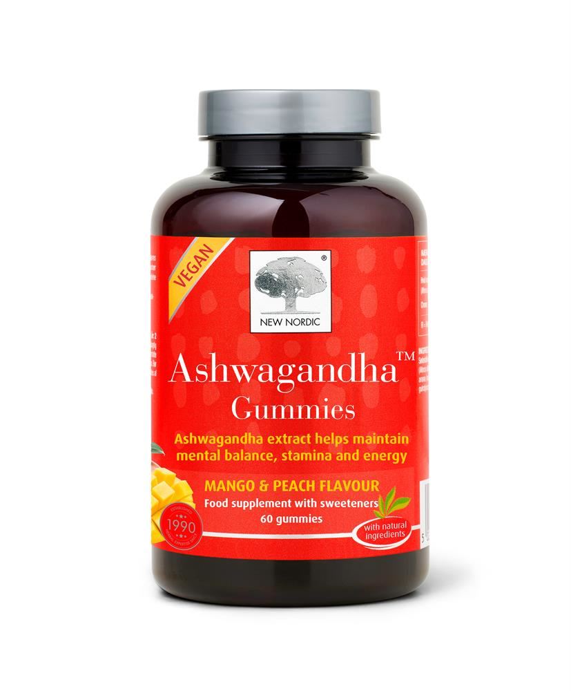 New Nordic Ashwagandha Gummies 60 gummies