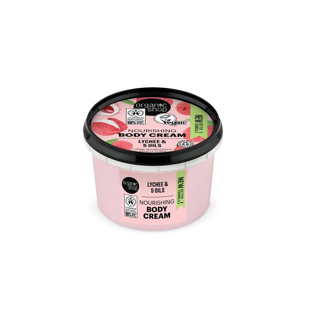 Organic Shop OS Nourishing Body Cream Lychee 250ml
