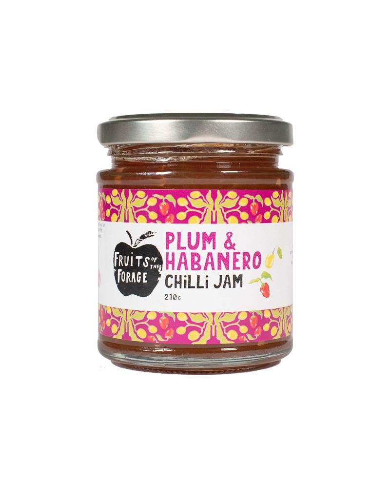 Fruits of the Forage Plum & Habanero Chilli Jam 210g - 2 Pack