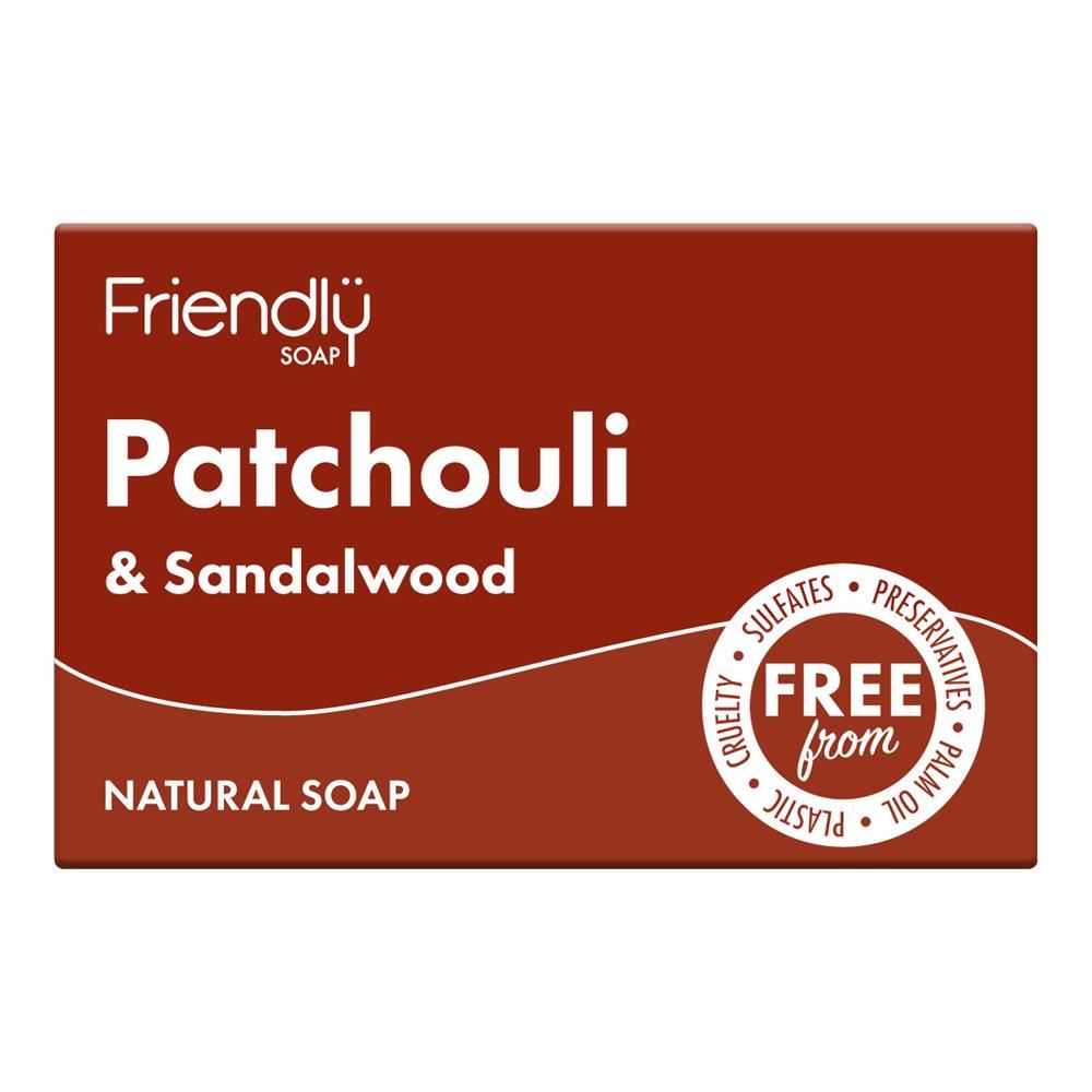 Friendly Soap Patchouli and Sandalwood Soap 95g