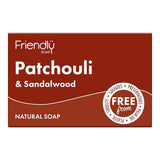 Friendly Soap Patchouli and Sandalwood Soap 95g