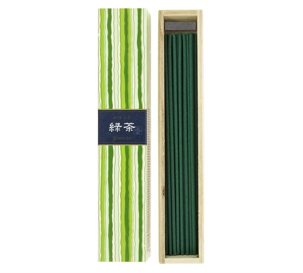 Nippon Kodo Kayuragi Incense - Green Tea 40 Sticks - 6 Pack