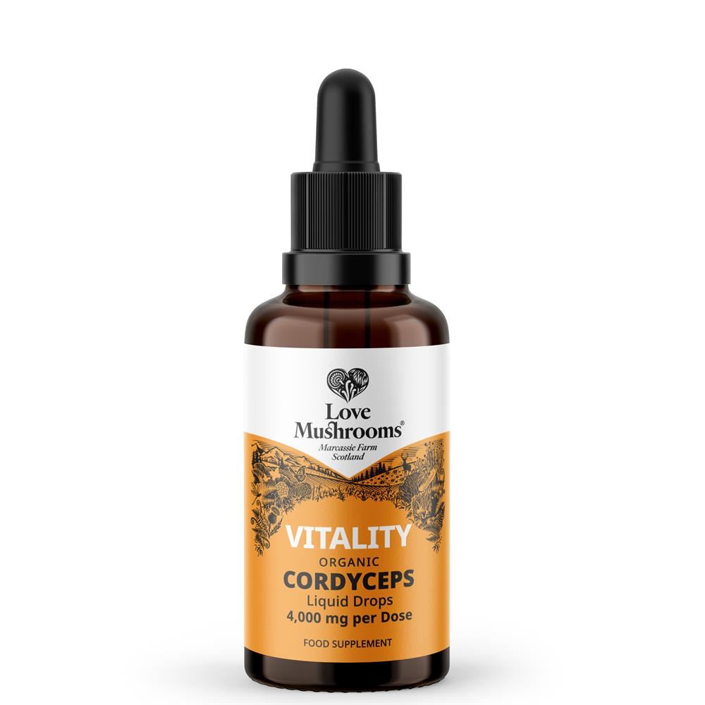 Love Mushrooms Cordyceps Liquid Drops 50ml - 4000mg