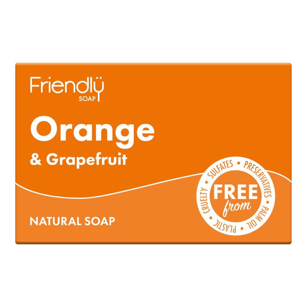 Friendly Soap Orange & Grapefruit Soap 95g