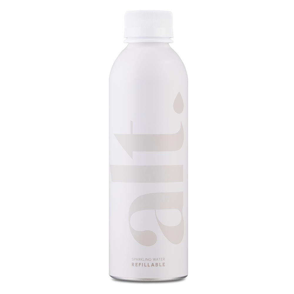 Altwater British Sparkling Spring Water 600ml Refillable Aluminium Bottle12 Pack