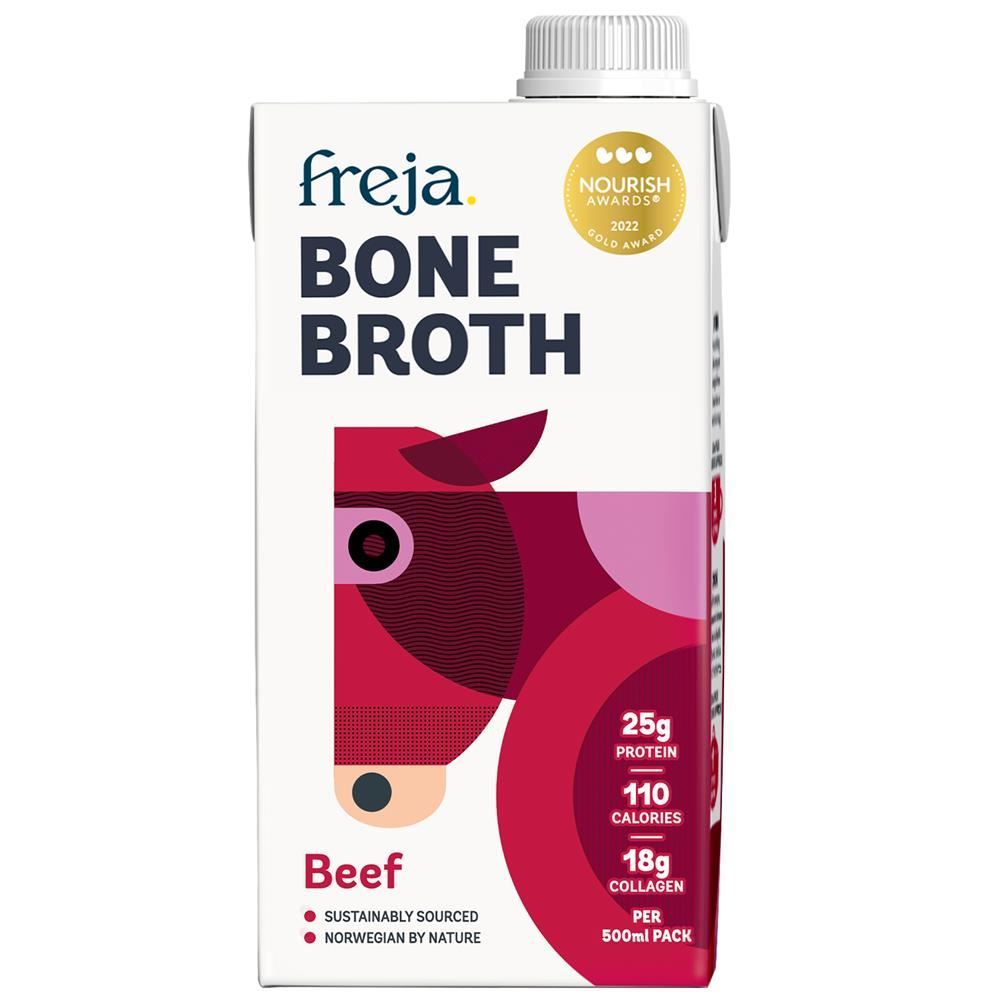 Take Stock Freja Beef Bone Broth 500ml - 4 Pack