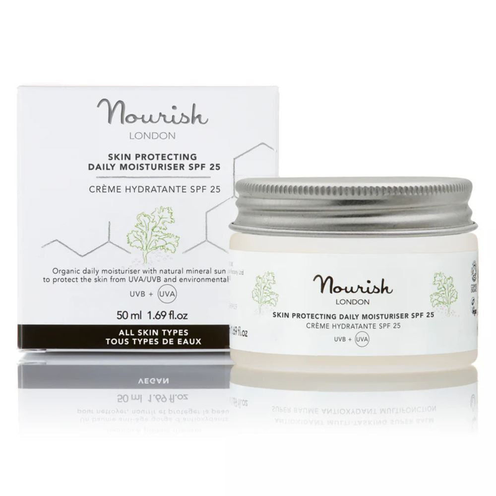 Nourish London Skin Protecting Daily Moisturiser SPF 25 50ml