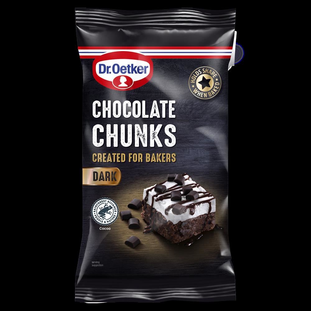 Dr Oetker Chocolate Chunks Dark 100g
