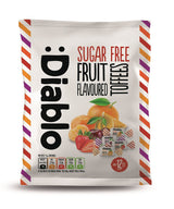 Diablo Sugar Free Sugar Fruit Flavoured Toffee Sweets bag 75g