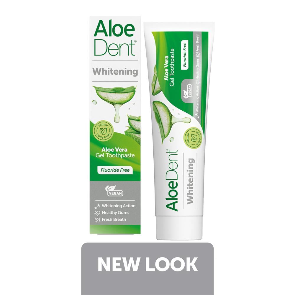 Aloe Dent Whitening Aloe Vera Gel Toothpaste Fluoride Free 100ml