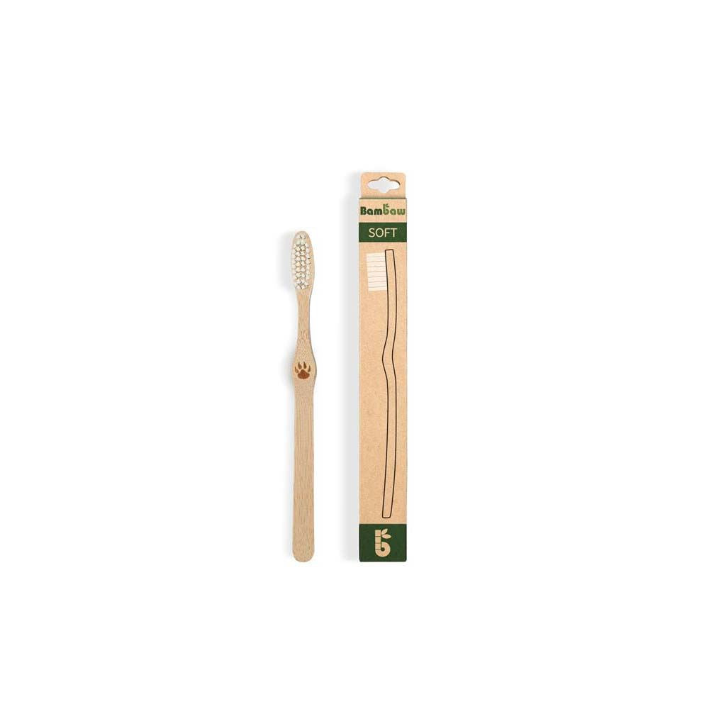 Bambaw Bamboo toothbrush (1-pack) Soft