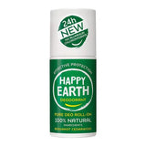Happy Earth Natural Deodorant Roller Bergamot Cedarwood 75ml - 2 Pack