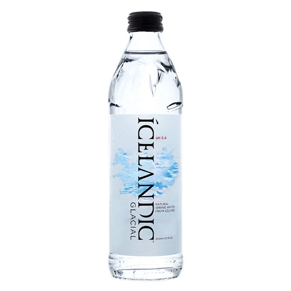 Icelandic Glacial Still Water Glass 330ml - 24 Pack