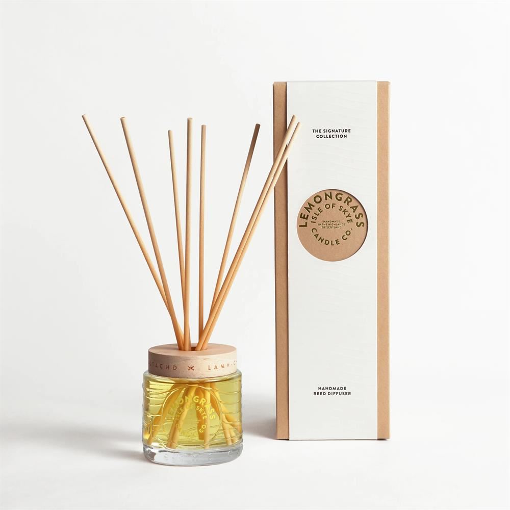 Isle of Skye Lemongrass Reed Diffuser 27cmx 85cm x 85cm
