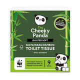 Cheeky Panda The Cheeky Panda Luxury Quilted Bamboo Toilet Tissue 9 Rolls