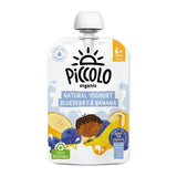 Piccolo Organic Natural Yoghurt Blueberry & Banana Stage 1 100g - 7 Pack