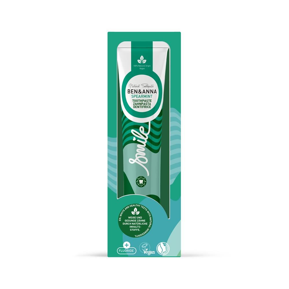 Ben and Anna Ben & Anna Toothpaste Tube Mint (with fluoride) 75ml ...