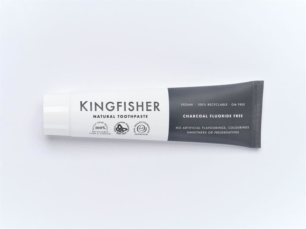 Kingfisher Charcoal Naturally Whitening Natural Toothpaste 100ml