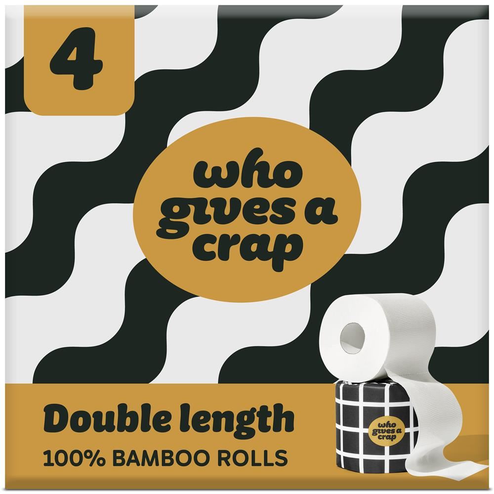 Who Gives A Crap Extra Soft Double Length Toilet Roll -4 pack
