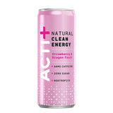 ACTIPH Water Acti+ Strawberry Dragon Fruit Natural Clean Energy 250ml - 6 Pack