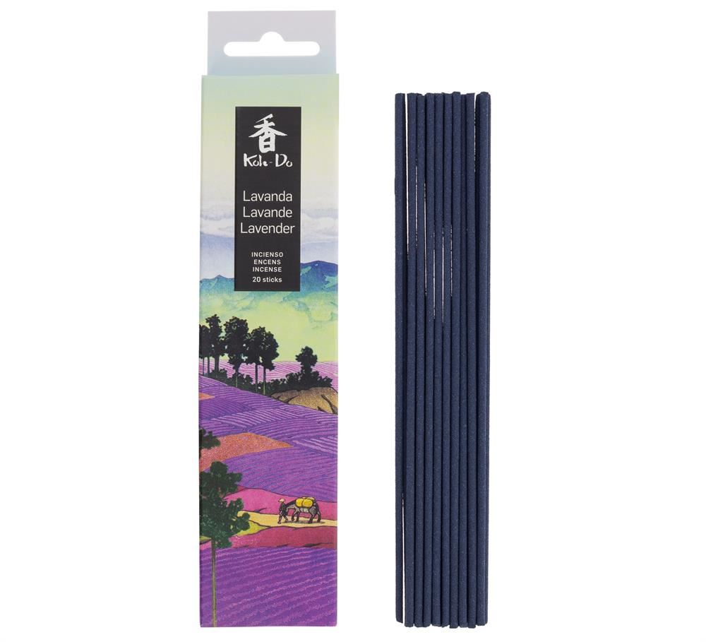 Tierra Zen Koh Do Incense - Lavender 20 Sticks - 12 Pack