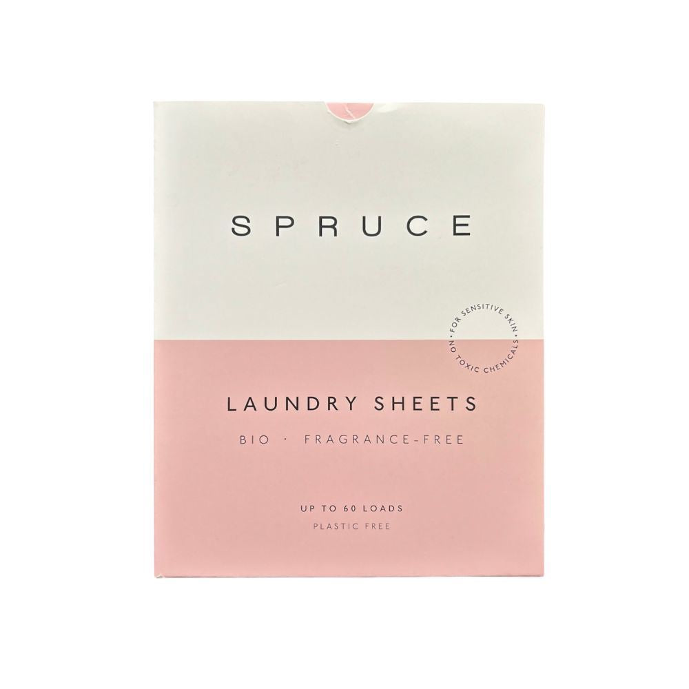 Spruce Bio Laundry Detergent Sheets - Fragrance-free - Up to 60 loads