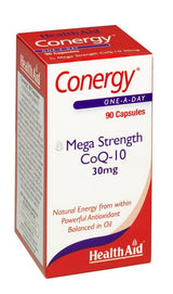 HealthAid Conergy CoQ-10 30mg +Vit E 90 Caps