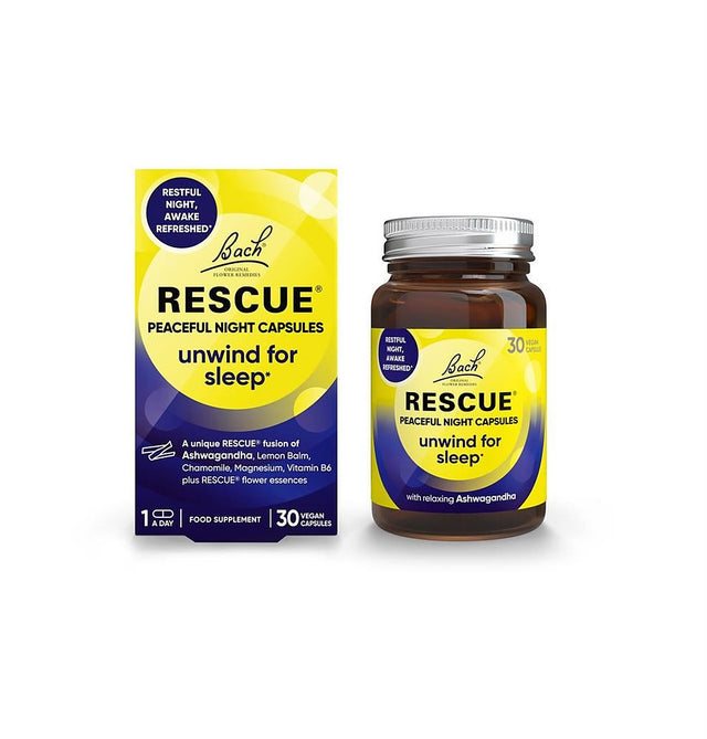 Good Night Rescue Rescue Peaceful Night Capsules 30 Caps – Health Plus Living