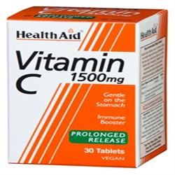 HealthAid Vitamin C 1500mg Prolonged Release 30 Tablets