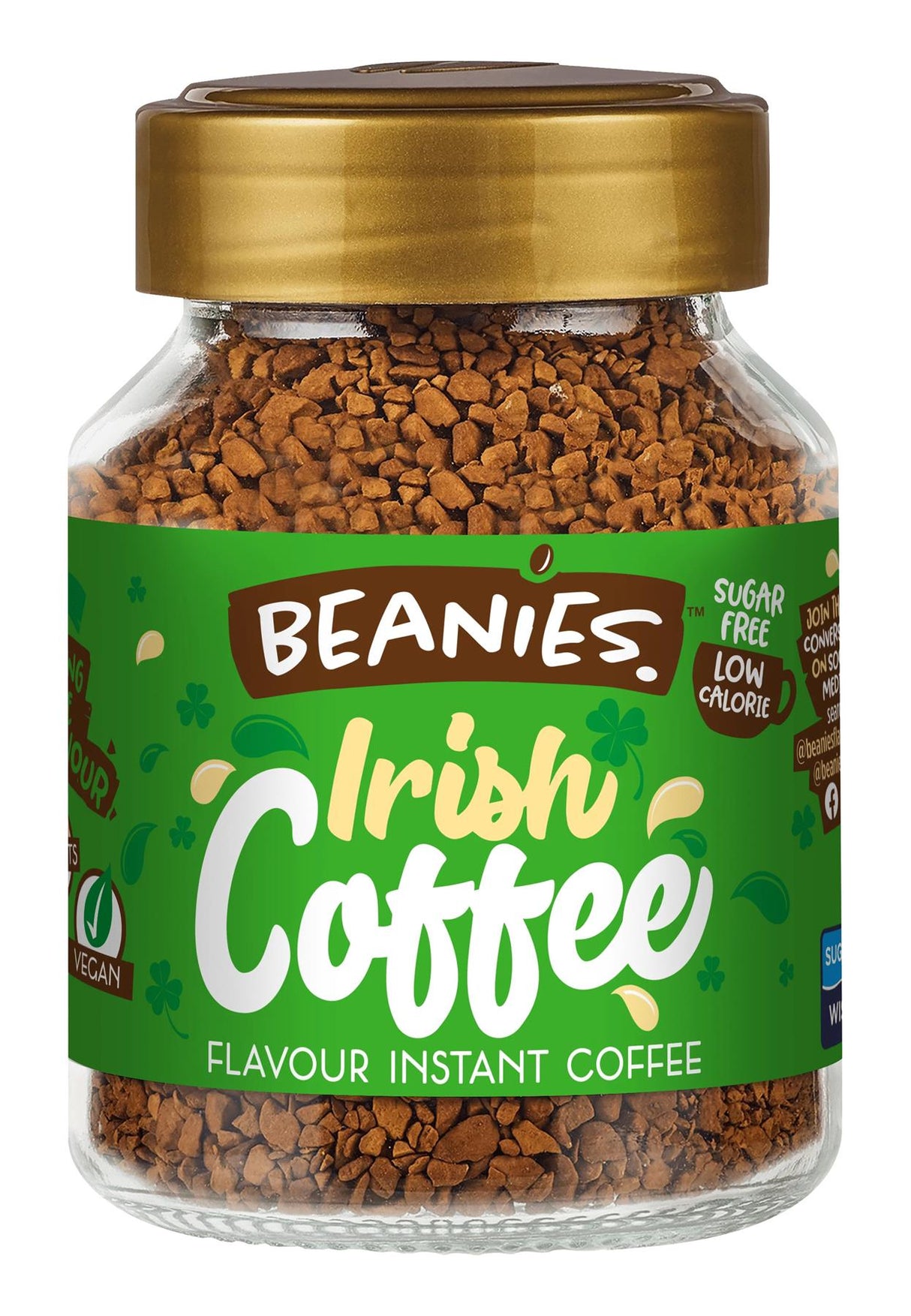 Beanies Coffee Beanies Irish Cream Flavour Instant Coffee 50g