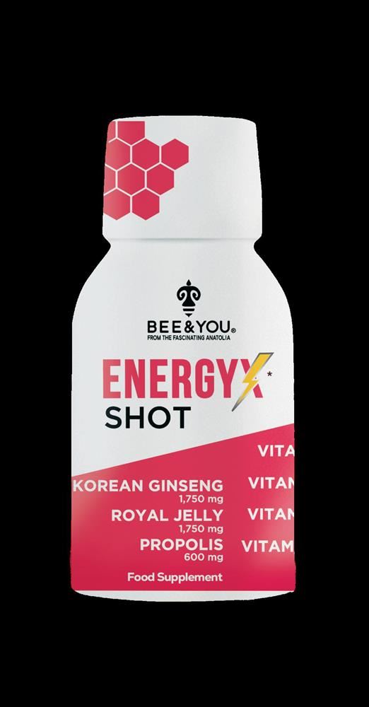 Bee and You Energy-X Royal Jelly Red Ginseng Raw Honey Shots 50ml - 2 Pack
