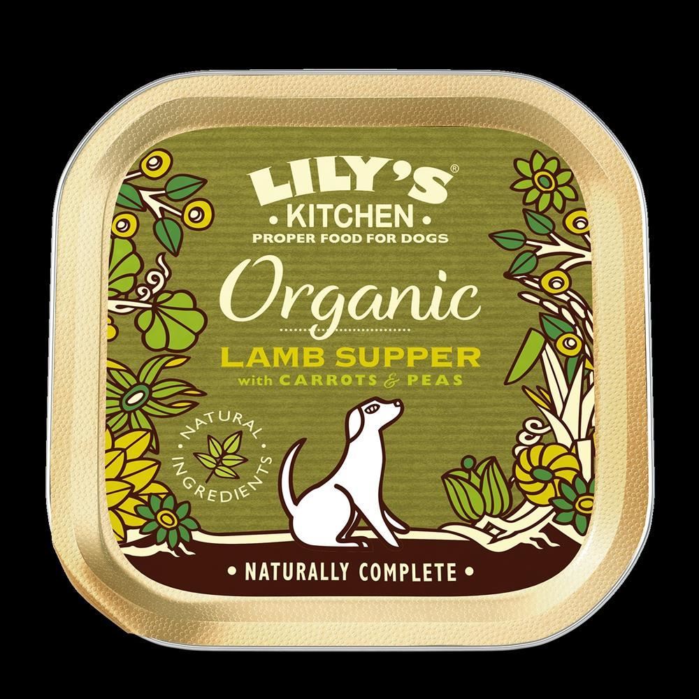 Lilys Kitchen Organic Lamb Supper for Dogs 150g - 11 Pack