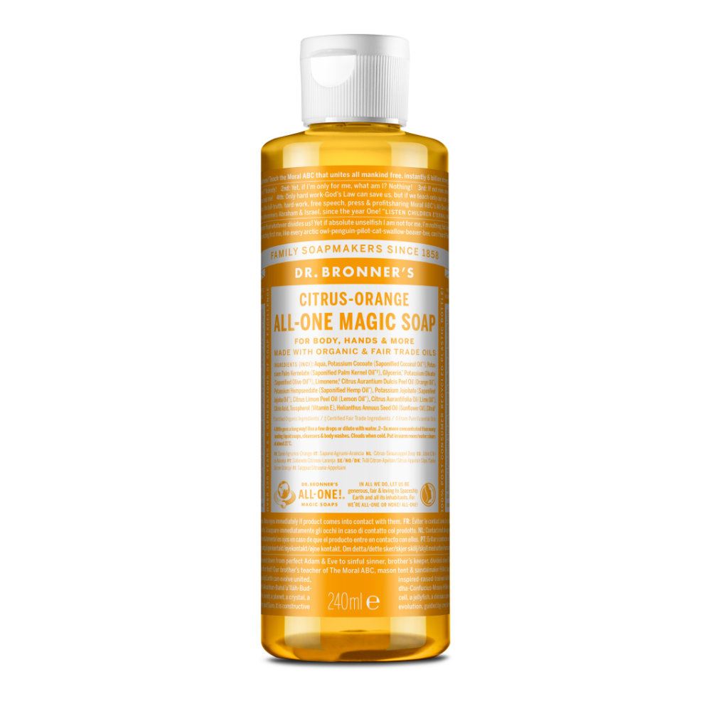 Dr Bronner Org All One Magic Citrus Liquid Soap 240ml