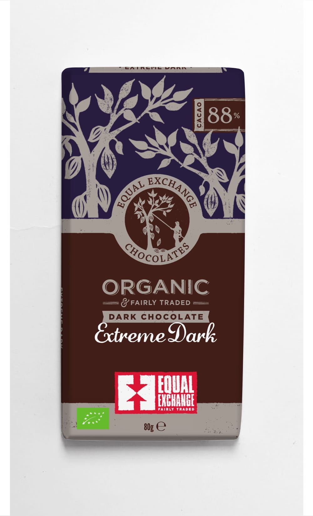Equal Exchange Organic Extreme Dark Chocolate (88%) 80g - 14 Pack
