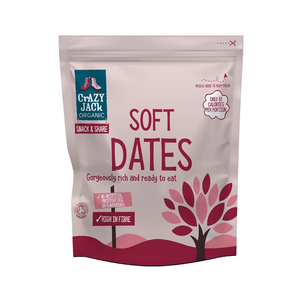 Crazy Jack Organic Soft Dates Ready to Eat 200g