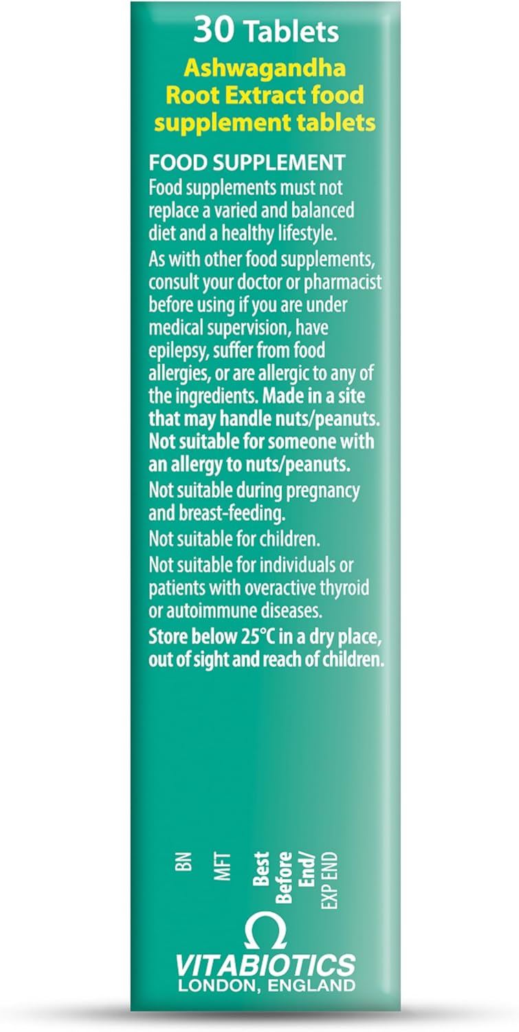 Vitabiotics Ultra Ashwagandha - 30 Tablets