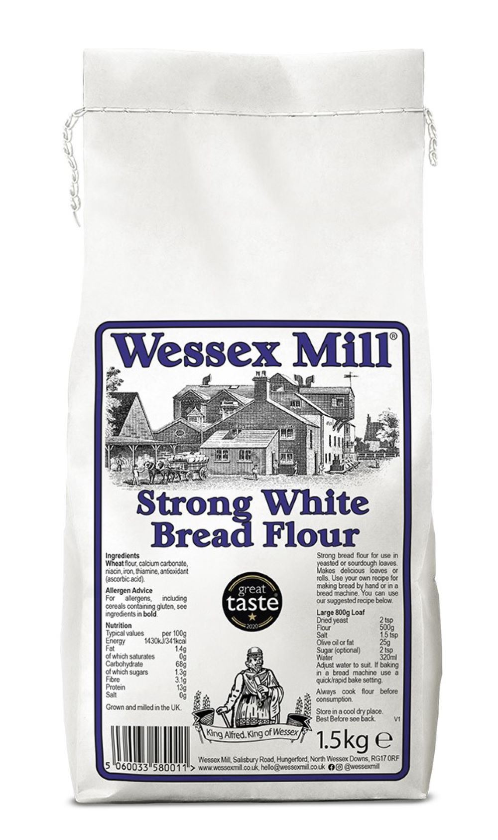 Wessex Mill Strong White Bread Flour 1.5Kg