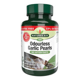 Natures Aid Promo Packs Garlic Pearls Odourless 33% EXTRA FILL 120 Caps