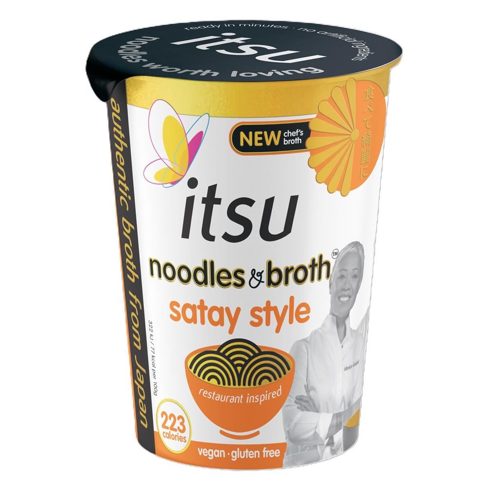 Itsu Satay Noodle Cup 66g - 2 Pack
