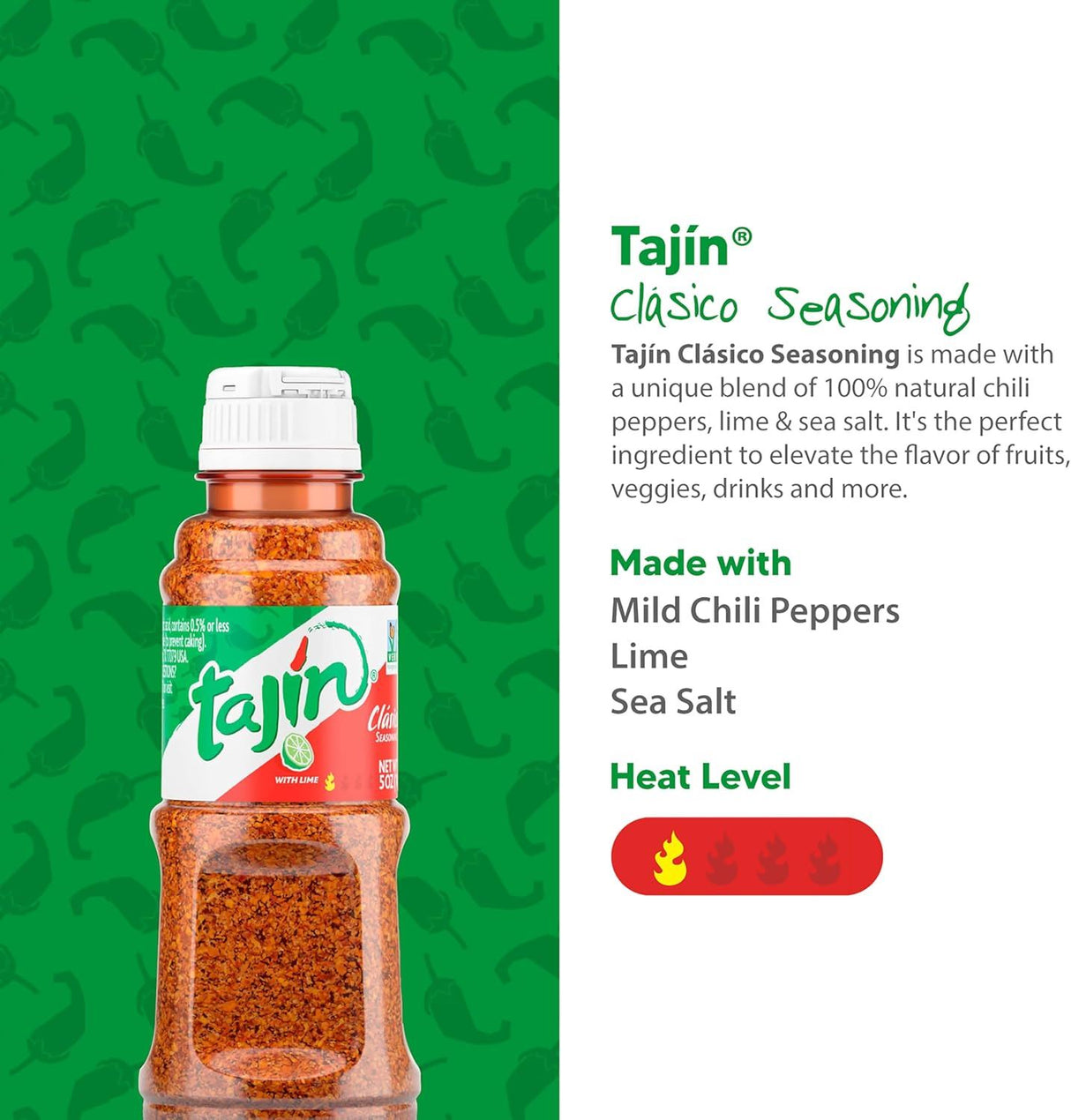 Tajin Classic Chilli & Lime Seasoning 142g