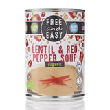Free & Easy Organic Lentil Red Pepper Soup 400g