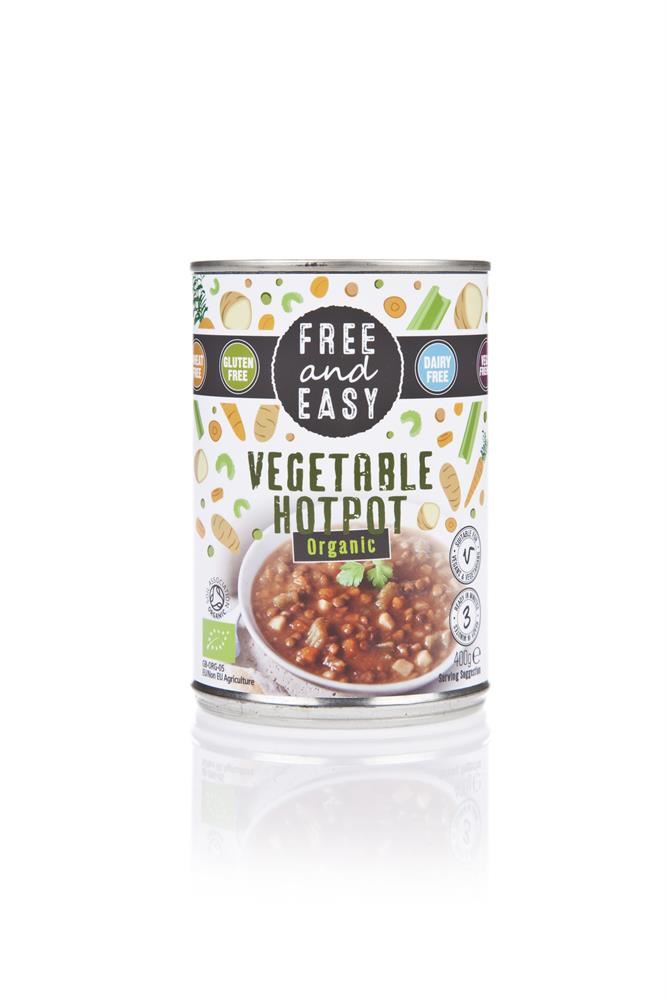 Free & Easy Organic Vegetable Hotpot Ready Meal 400g