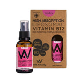 Well Actually Vitamin B12 Methycobalamin (300 - 1200mcg) - Liposomal Spray 25ml