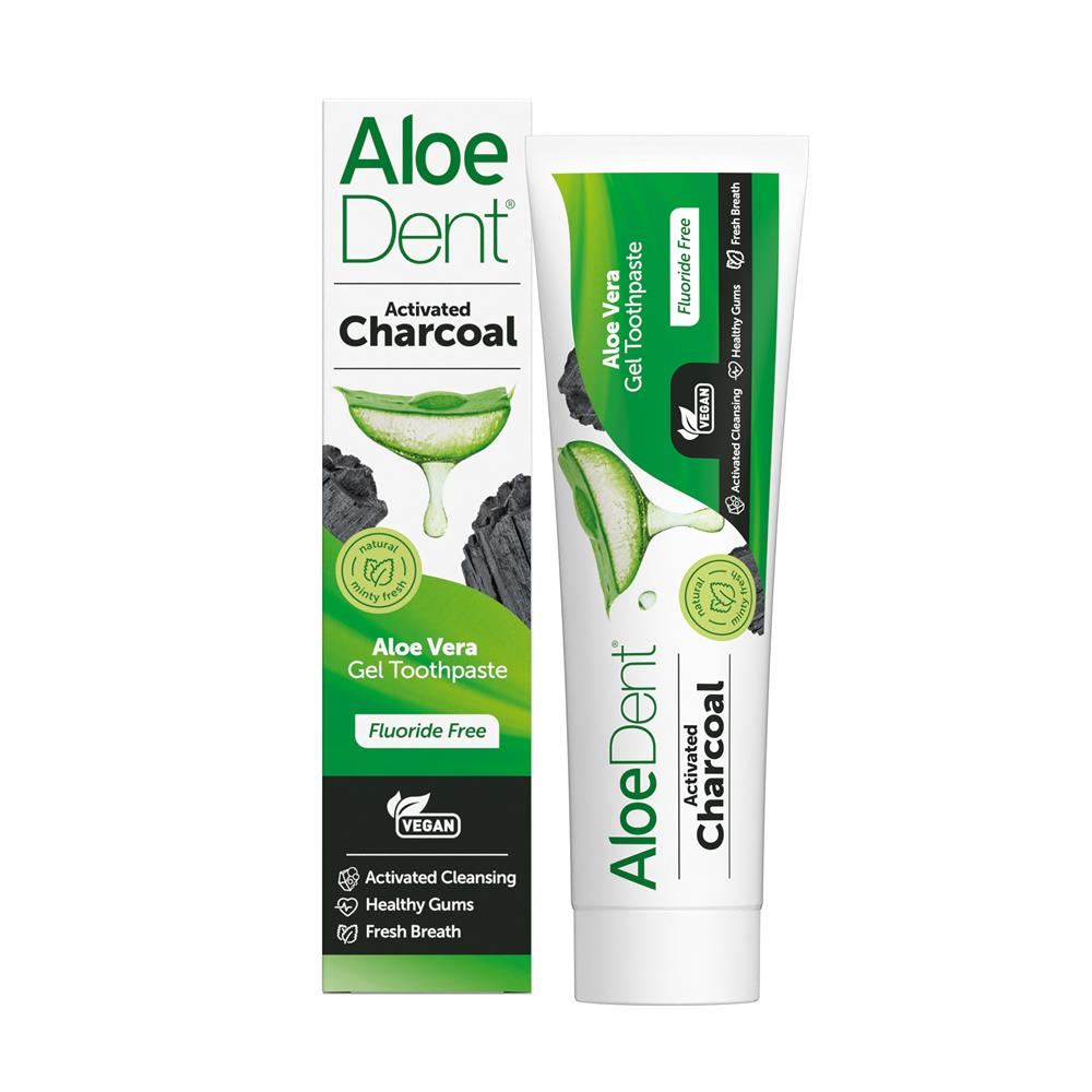 Aloe Dent ctivated Charcoal Aloe Vera Toothpaste 100ml