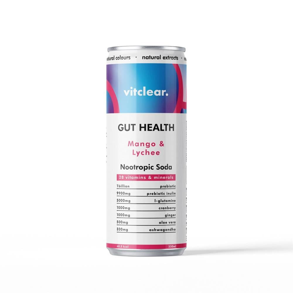 Vitclear Gut Health Nootropic Soda 330ml